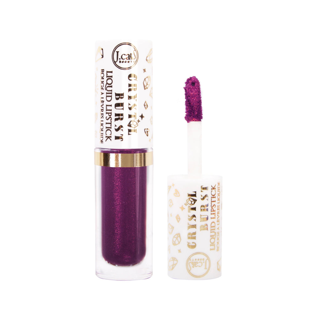 J Car Crystal Burst Liquid Lipstick - Velvet Dress (CBL107)